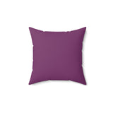 Purple Momchrome Sea Turtle Pillow, Faux Suede Pillow - 4 sizes