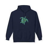Teal Tribal Sea Turtle Hoodie -  Sea Turtle Sweatshirt - 6 Colors