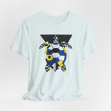 Bauhaus Blue Yellow Black Sea Turtle Graphic Tee - 5 Colors