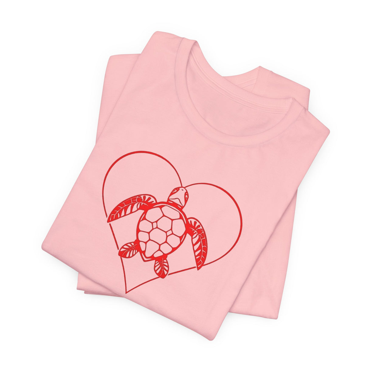 Red Heart Sea Turtle Graphic Tee - 8 Colors