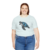Blue Comic Print Sea Turtle Graphic Tee - 7 Colors