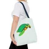 Comic Art Sea Turtle Tote Bag - 3 sizes
