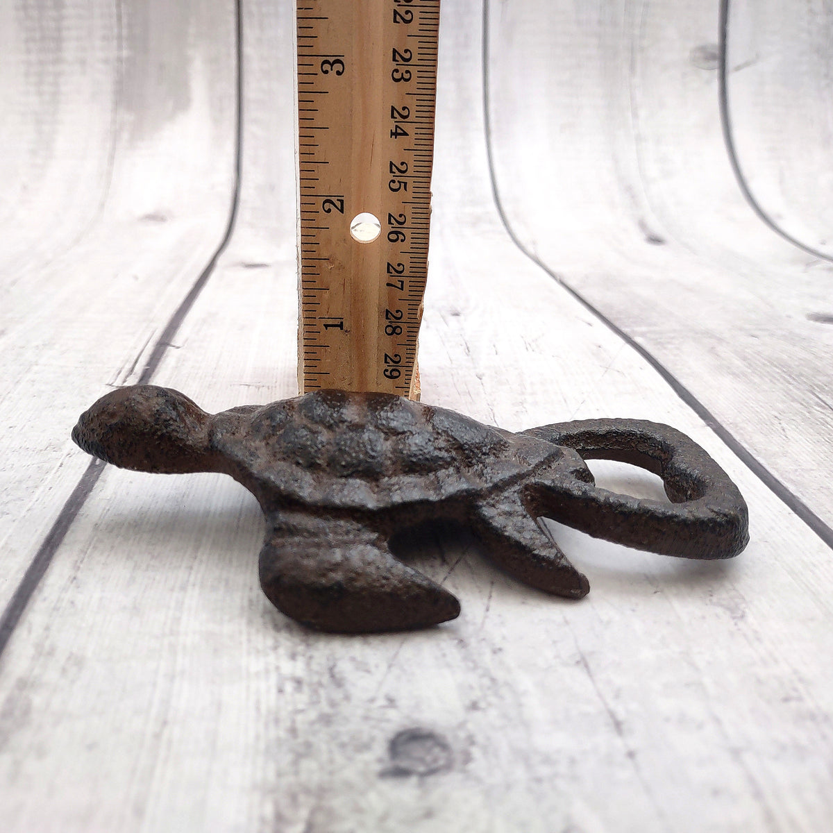 Brown Metal Sea Turtle Bottle Opener (1 opener approx. 4.5+ inches) Cast Iron Patina Sea Turtle Bottle Opener for coastal kitchen or home!