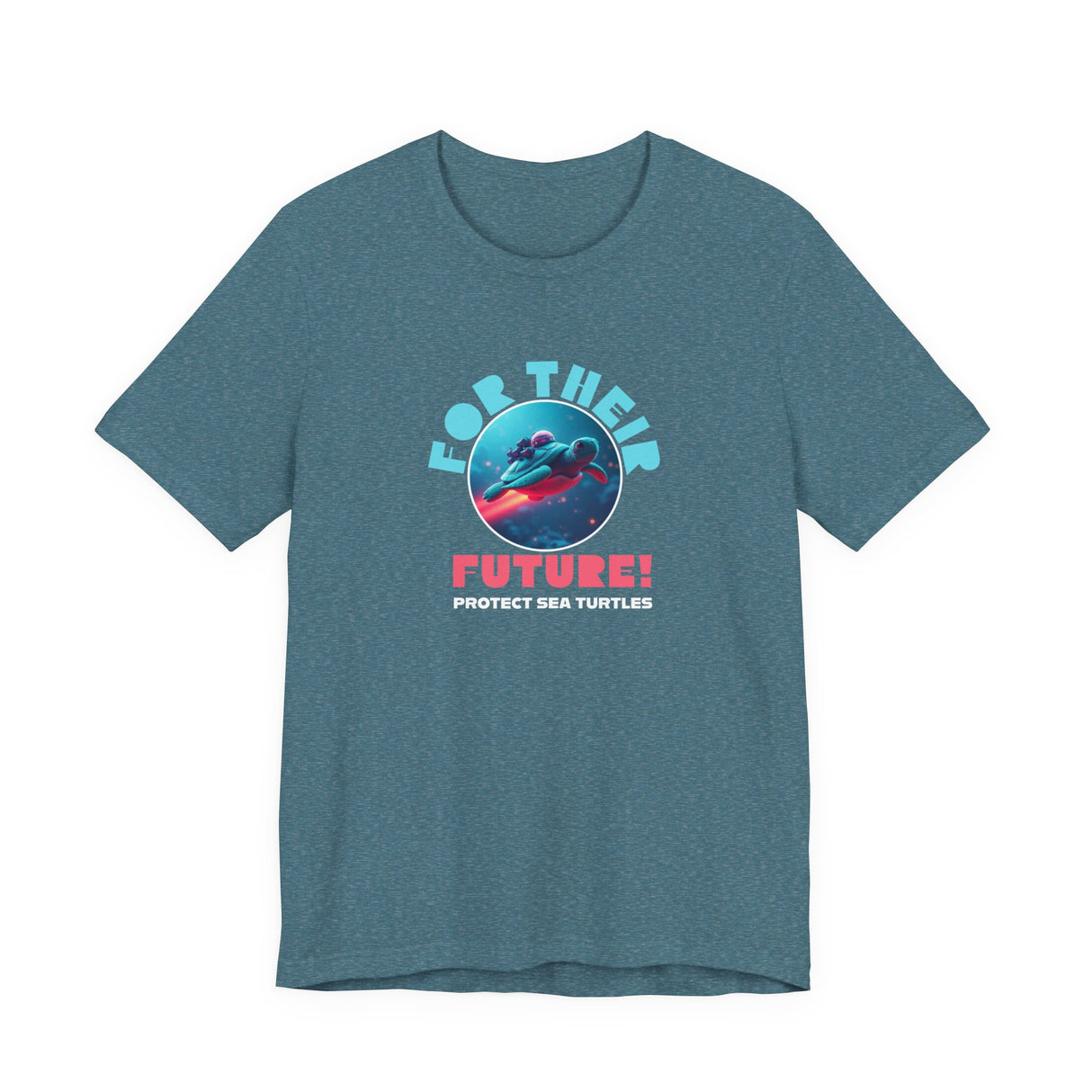 For The Future Space Sea Turtle Tee - 5 Colors Dark