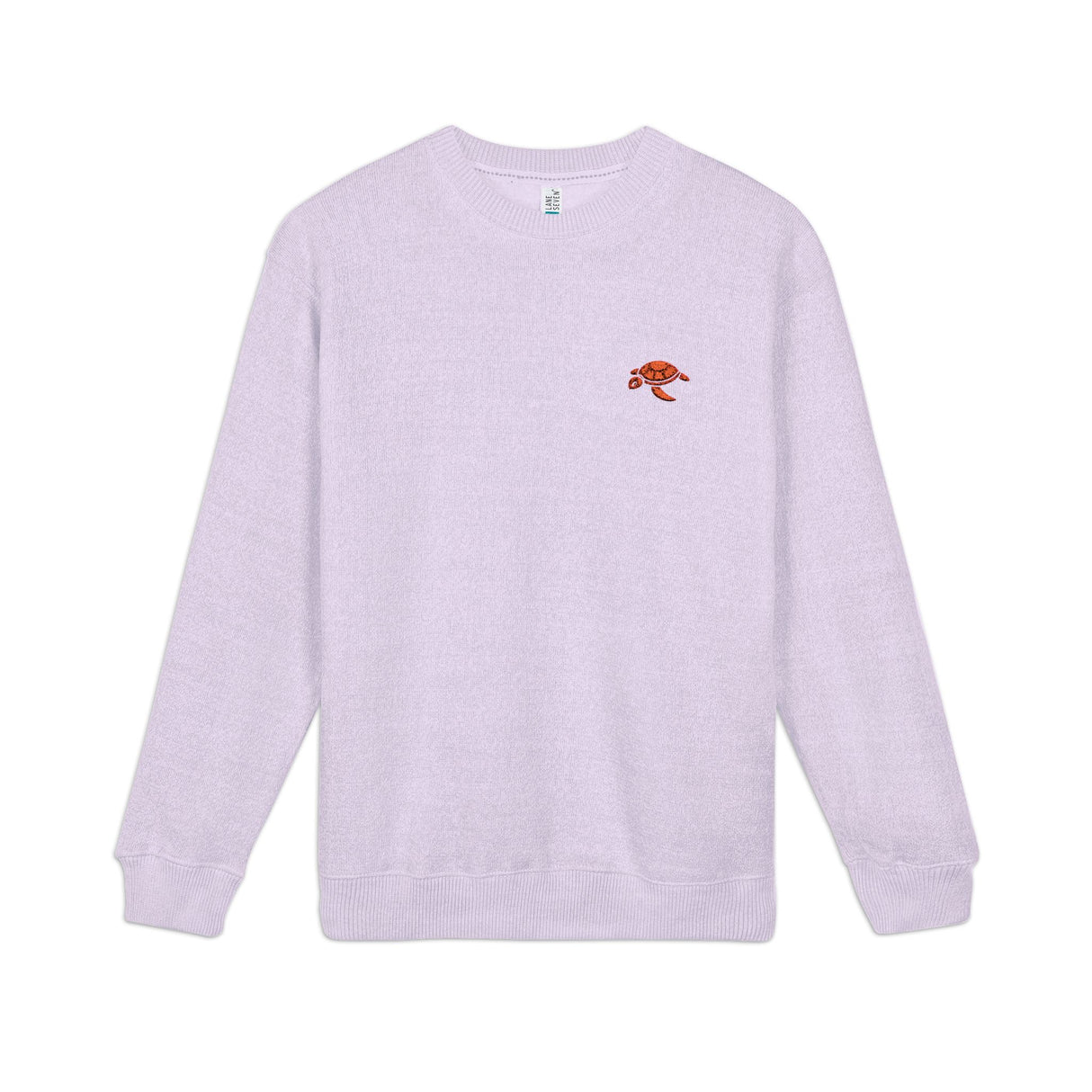 Unisex Orange Sea Turtle Embroidered Crewneck Sweatshirt - 4 colors