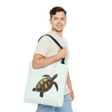 Oil Art Sea Turtle Tote Bag - 3 sizes