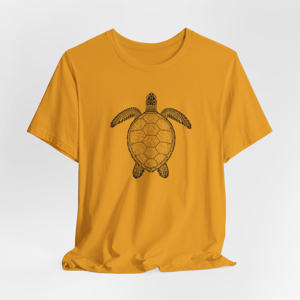 Intricate Black Ink Sea Turtle Graphic Tee - 7 Colors