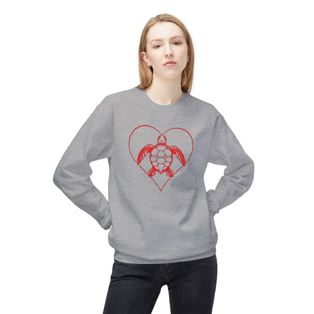 Red Heart Sea Turtle Sweatshirt - 6 colors