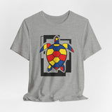Bauhaus  Red Blue Yellow Sea Turtle Graphic Tee - 6 Colors