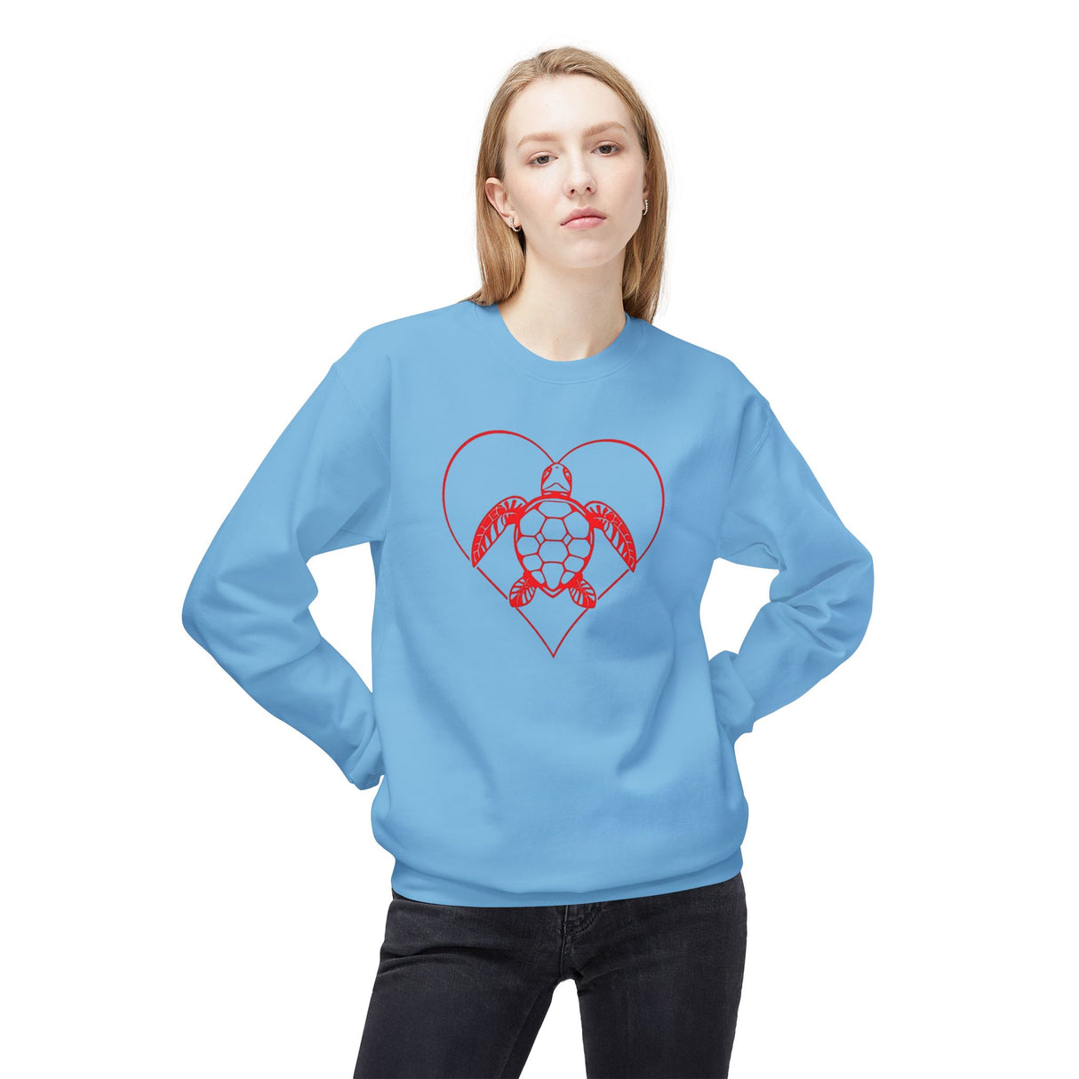 Red Heart Sea Turtle Sweatshirt - 6 colors