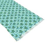 Light Blue and Green Sea Turtles Light Scarf