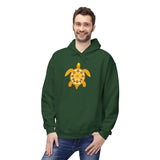 Gold Sea Turtle Hoodie - Comfy Unisex Fleece Sweatshirt - 4 Colors