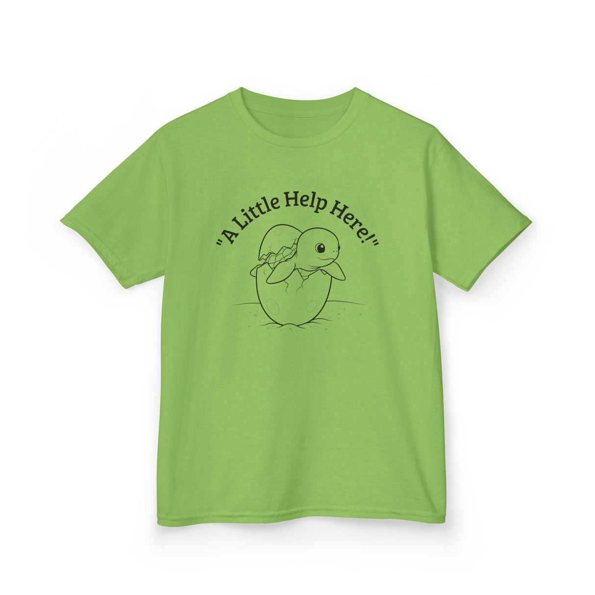 Kids Cute Baby Sea Turtle Hatching Cartoon Tee, Kids T-Shirt, Sea Turtle Apparel, Animal Lover Shirt, Children's Clothing
