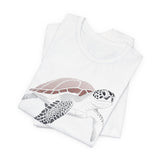 Maroon HalfTone Sea Turtle Graphic Tee - 4 Colors