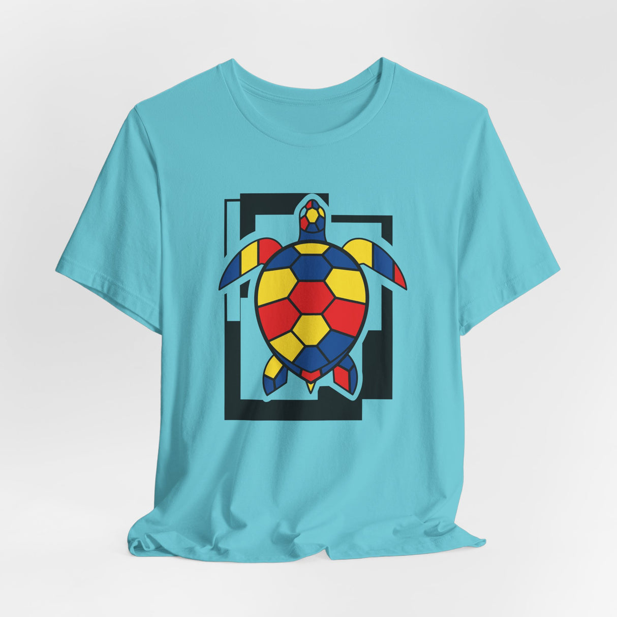 Bauhaus  Red Blue Yellow Sea Turtle Graphic Tee - 6 Colors