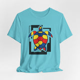 Bauhaus  Red Blue Yellow Sea Turtle Graphic Tee - 6 Colors