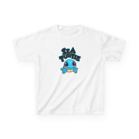 Kids Cute Baby Sea Turtle Blue Cartoon Tee - 7 colors
