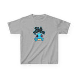 Kids Cute Baby Sea Turtle Blue Cartoon Tee - 7 colors