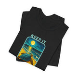 Keep it Dark Flat Safe Sea Turtle Illustration Tee - 4 colors