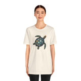 Oil Paint Green and Blue Sea Turtle Graphic Tee - 6 Colors