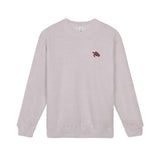 Unisex Brown Sea Turtle Embroidered Crewneck Sweatshirt - 4 colors