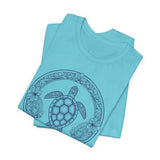 Tropical Sea Turtle Graphic Tee - Eco-Friendly Unisex T-Shirt, Nature Lover Gift, Beachwear, Summer Outfit, Conservation Awareness - 6 Colors