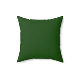 Simple Green Sea Turtle Faux Suede Pillow - 4 sizes
