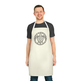 Off White Sea Turtle Apron, Colorful Kitchen Gift for Chefs, Artsy Cooking Attire, Fun Gift for Foodies, Unique BBQ Apron