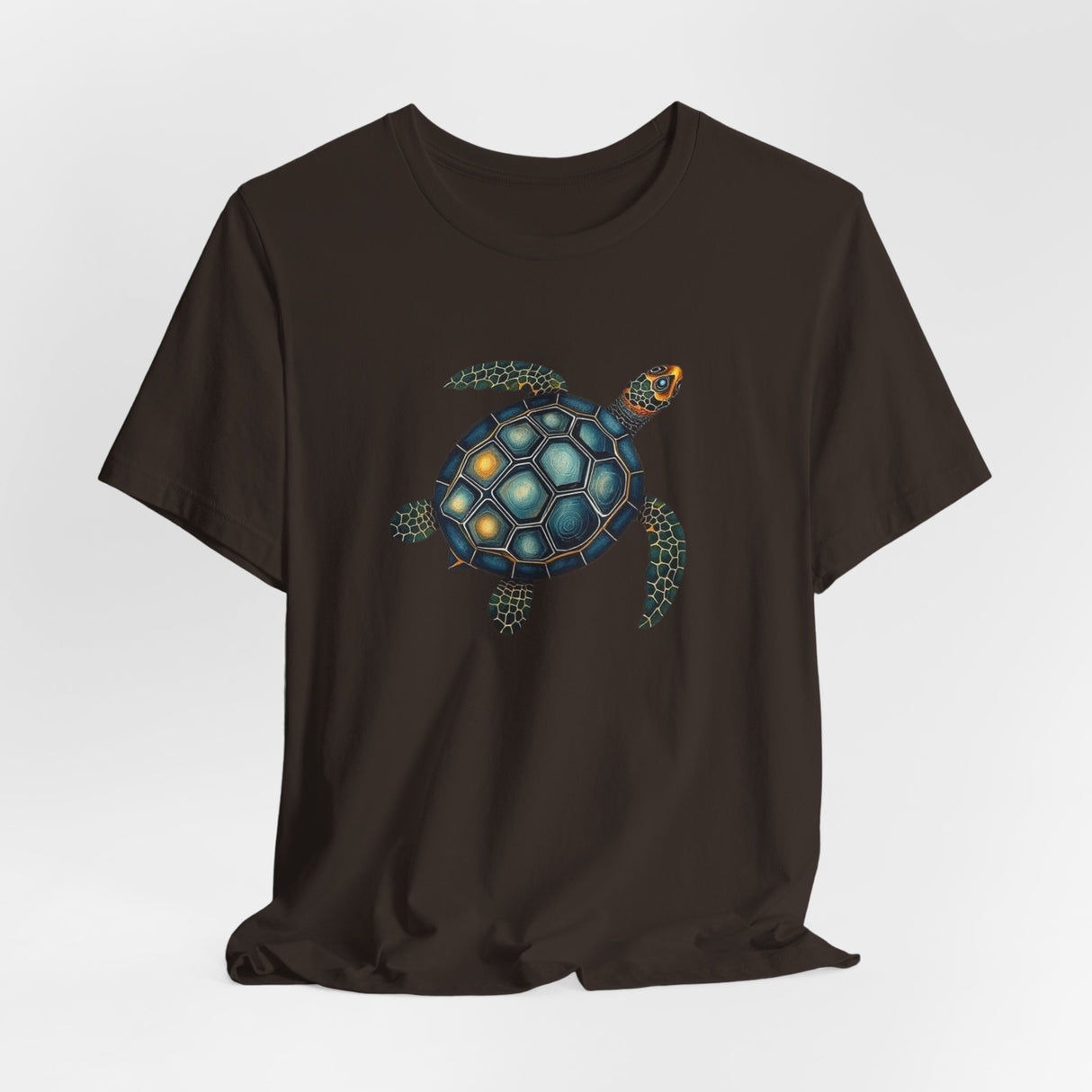 Oil Paint Green and Blue Sea Turtle Graphic Tee - 6 Colors