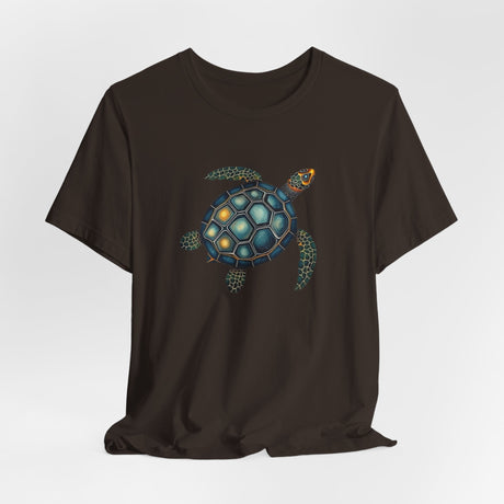 Oil Paint Green and Blue Sea Turtle Graphic Tee - 6 Colors