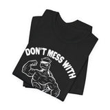 Don't Mess With Sea Turtles White  Ink Graphic Tee - 4 Colors