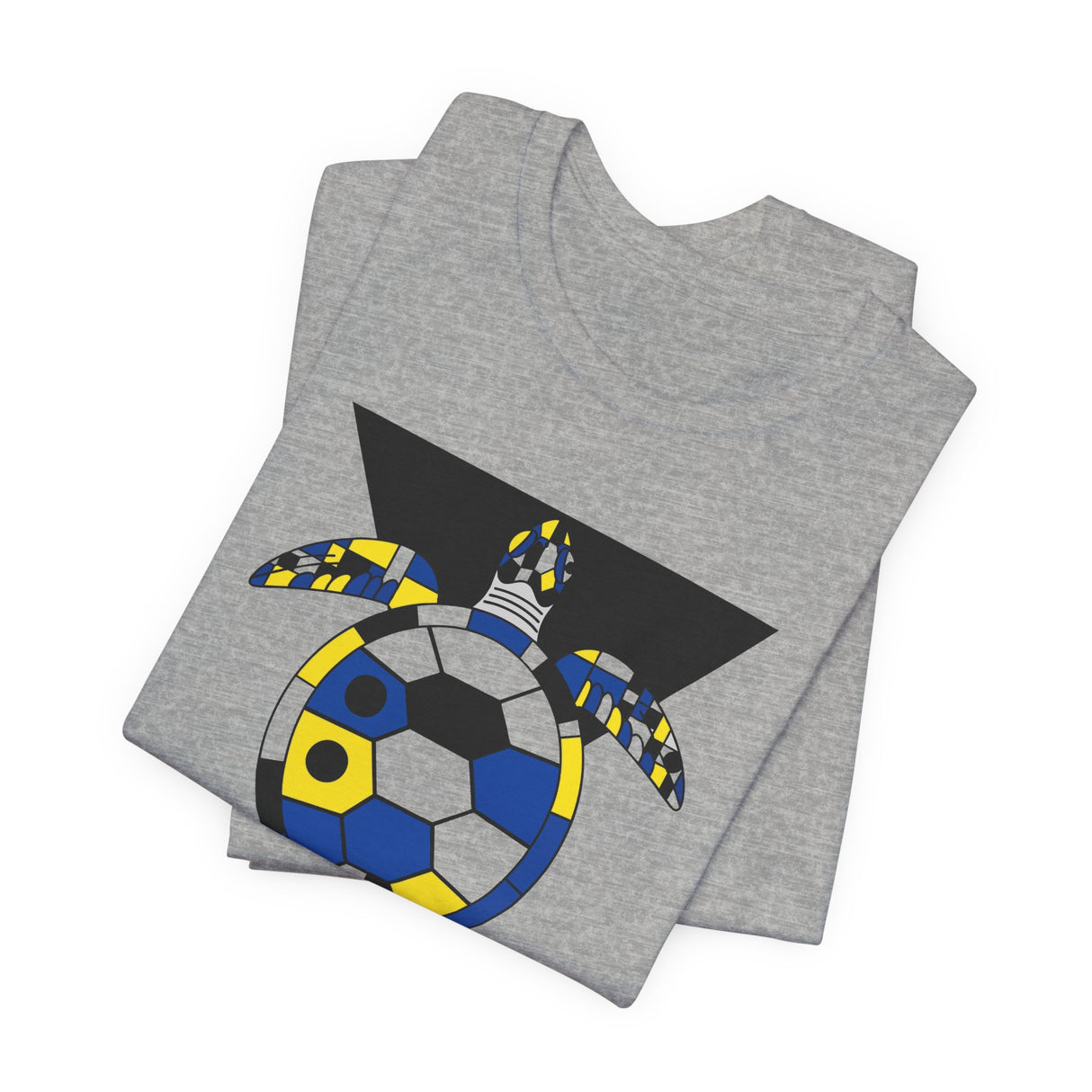 Bauhaus Blue Yellow Black Sea Turtle Graphic Tee - 5 Colors