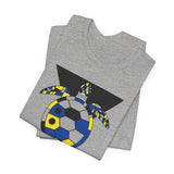 Bauhaus Blue Yellow Black Sea Turtle Graphic Tee - 5 Colors