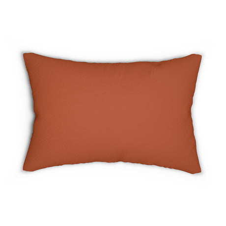 Burnt Orange Sea Turtle Lumbar Pillow