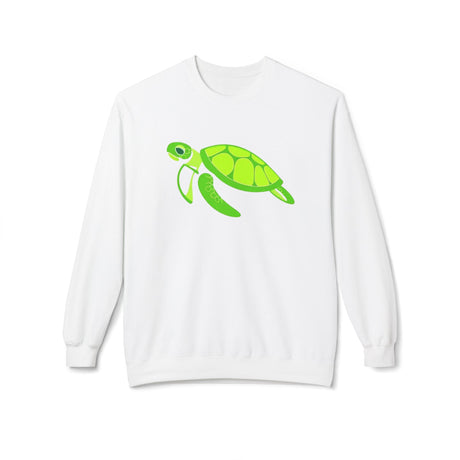 Neon Green Sea Turtle Sweatshirt