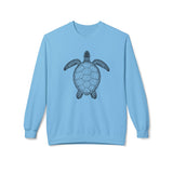 Black Intricate Sea Turtle Sweatshirt - 7 colors
