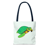 Comic Art Sea Turtle Tote Bag - 3 sizes