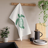 Copy of Black n White Sea Turtle Tea Towel (cotton, poly)
