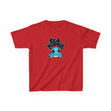Kids Cute Baby Sea Turtle Blue Cartoon Tee - 7 colors