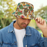 Tiki Tones Sea Turtle Pattern Bucket Hats - Large Sizes Available