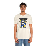 Bauhaus Blue Yellow Black Sea Turtle Graphic Tee - 5 Colors