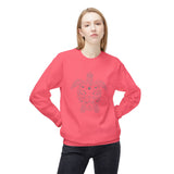 Teal Green Intricate Flowers and Sea Turtle Sweatshirt - 4 colors