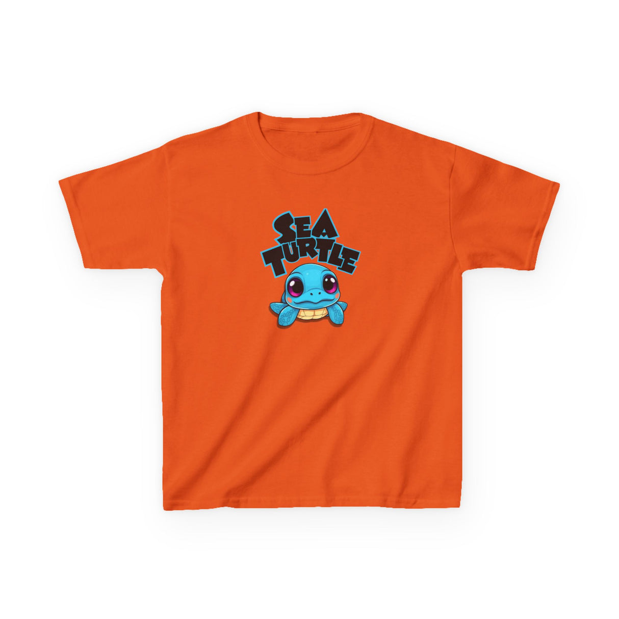 Kids Cute Baby Sea Turtle Blue Cartoon Tee - 7 colors
