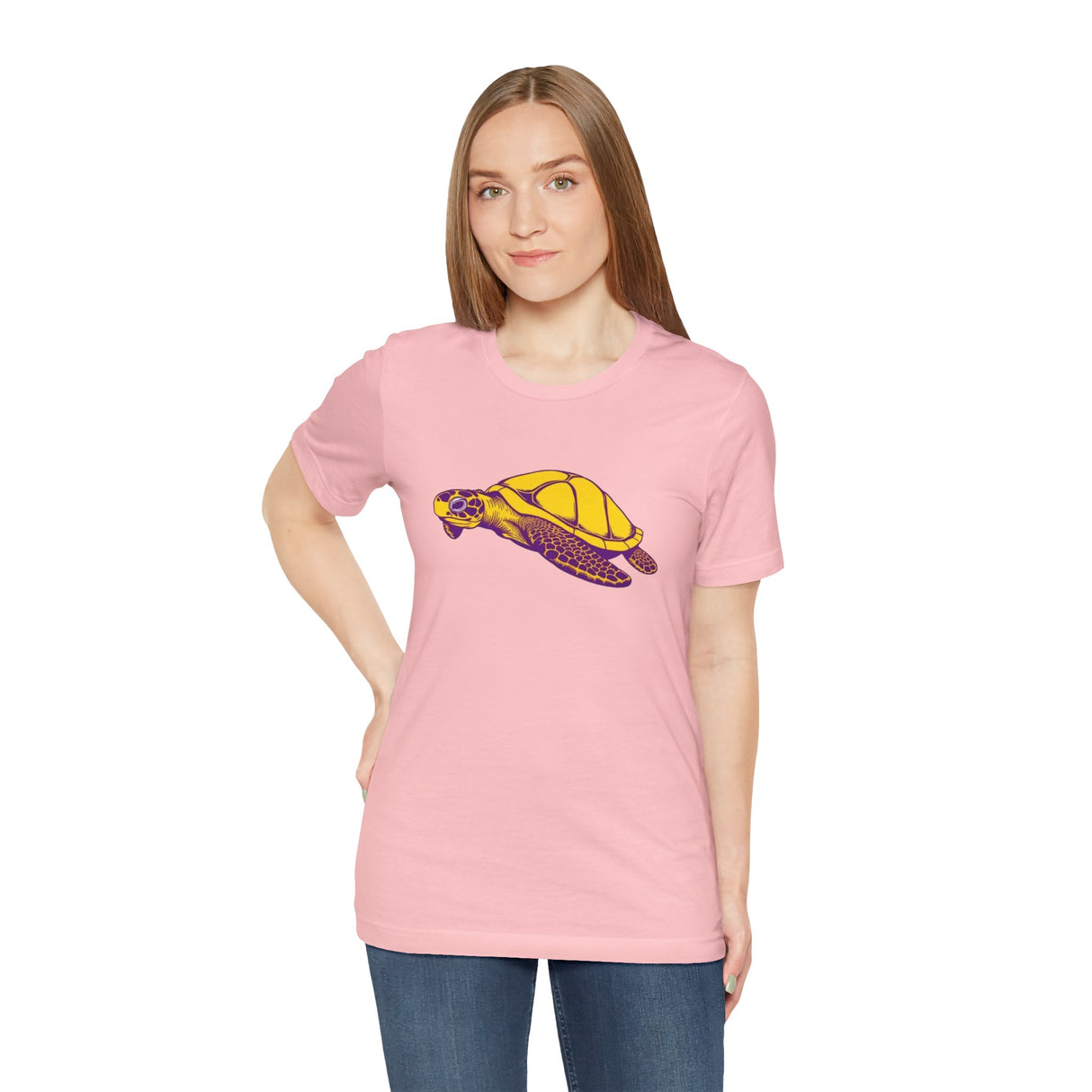 Purple and Gold Sea Turtle Tee - 5 colors