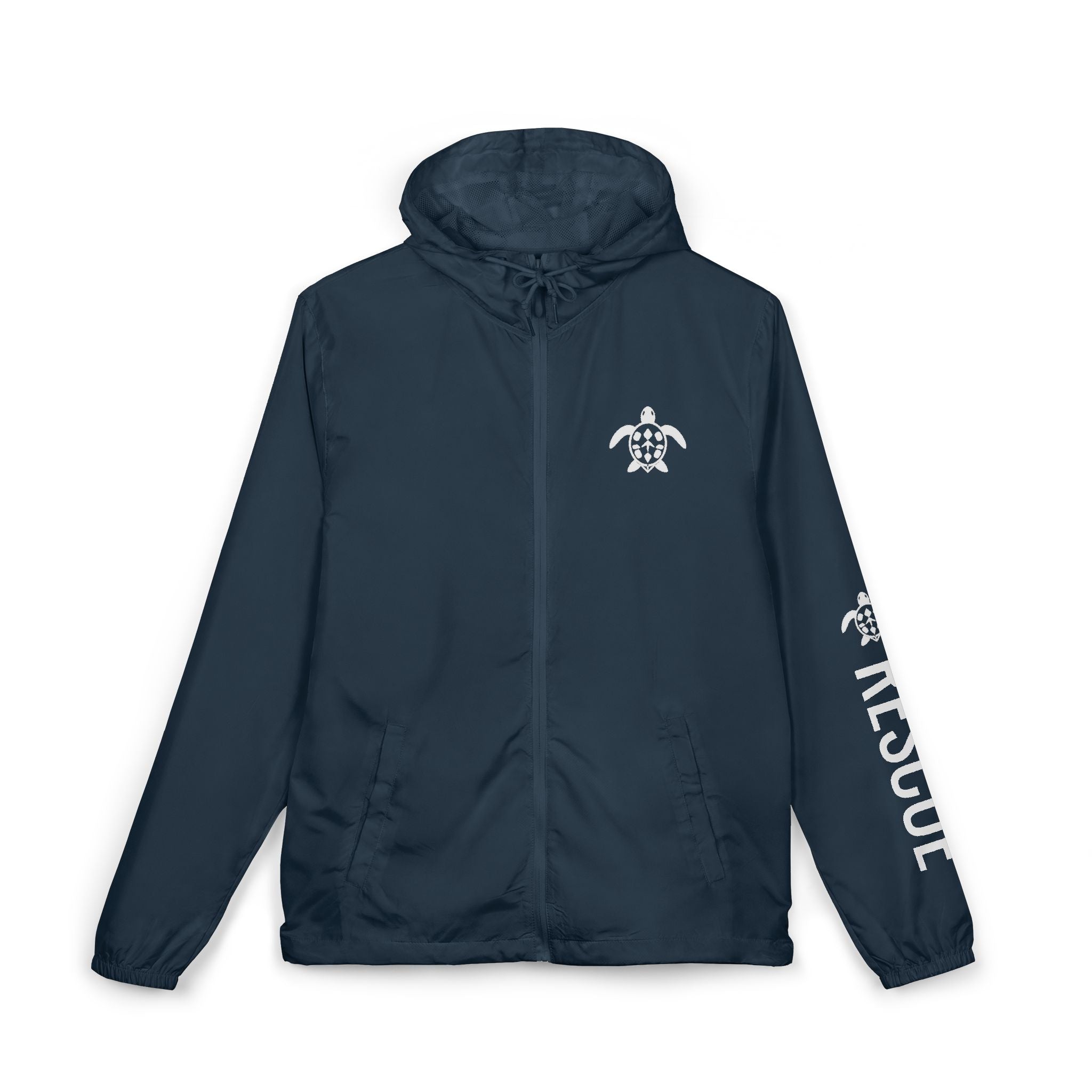 Sea Turtle Rescue Unisex Full-Zip Windbreaker Jacket - 3 colors