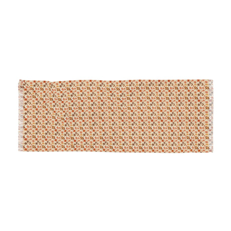 Brown and Orange Tropical Print Sea Turtles Light Scarf