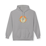 White and Orange Comic Book Art Sea Turtle Hoodie - 5 Colors