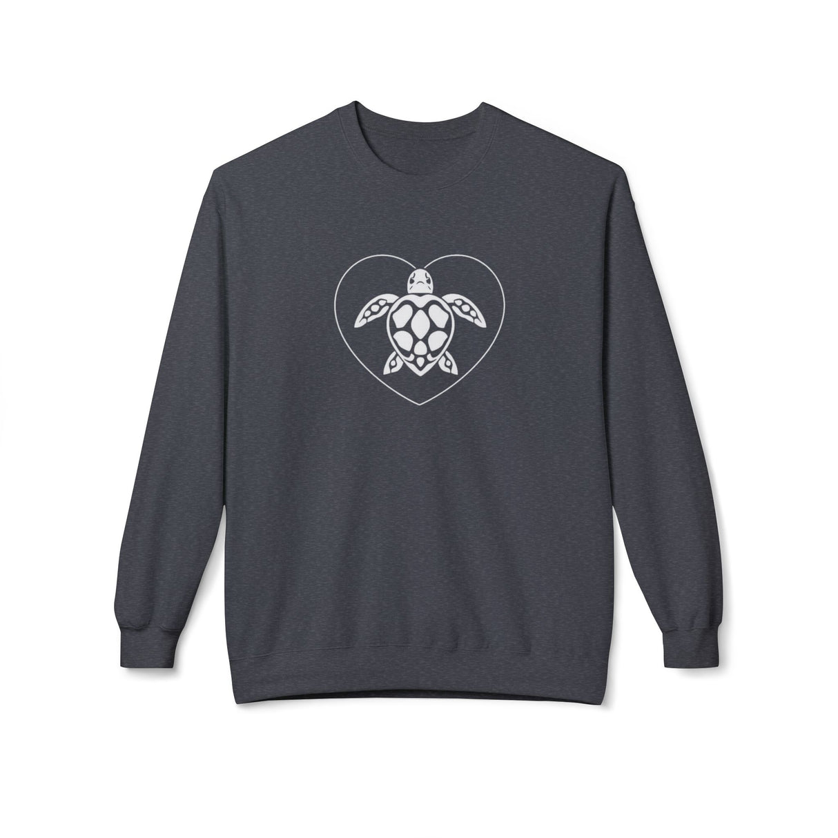 White Heart Sea Turtle Sweatshirt - 7 colors