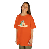 Kids Cute Baby Sea Turtle Sand Castle Cartoon Tee - 8 colors