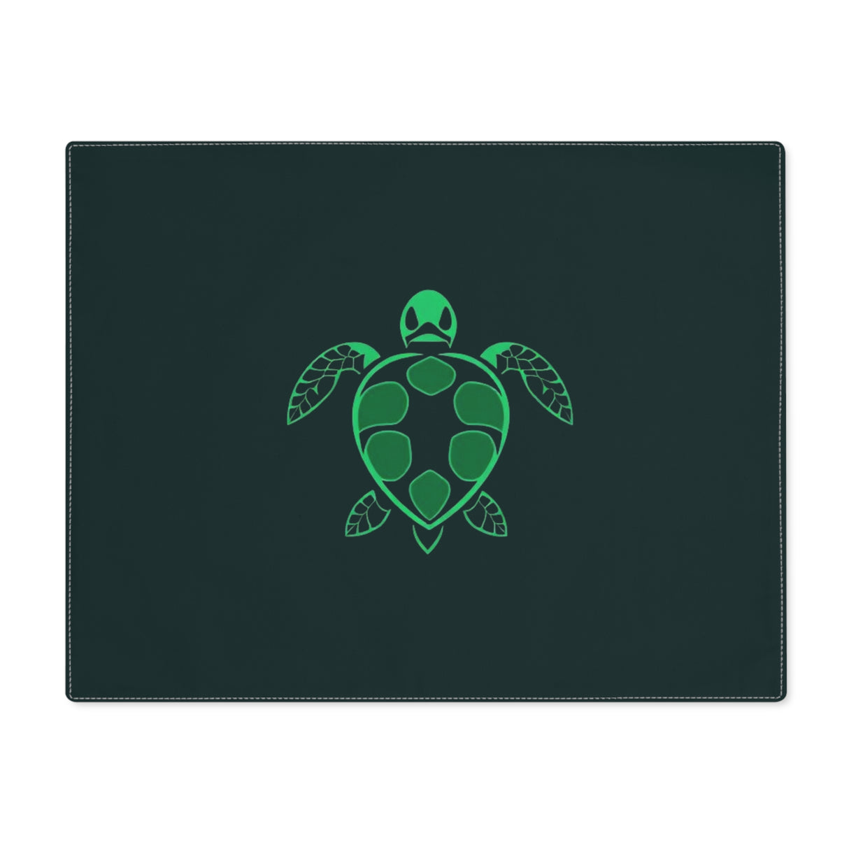Dark Green Sea Turtle Placemat